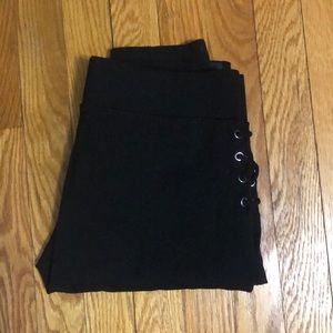 Lace up, Faux Leather, Jegging